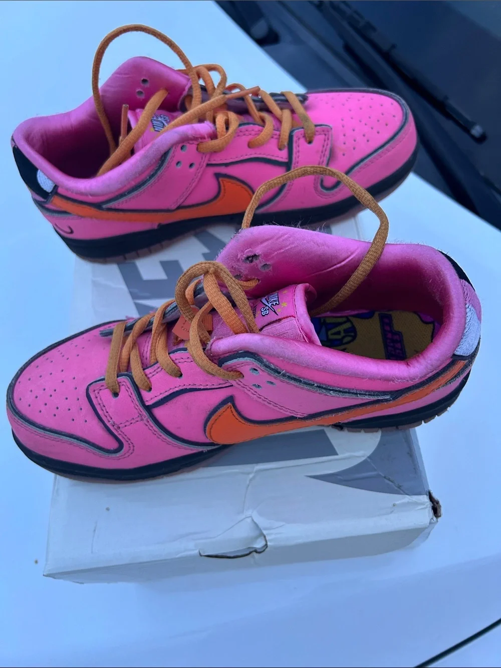 Nike Kids Powerpuff  girl Low-Top Dunks